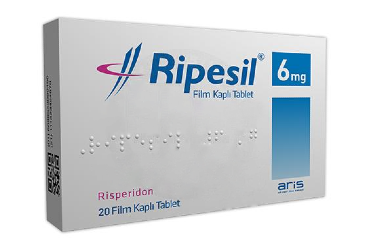 RIPESIL 6 mg film kaplı tablet (20 tablet) kutu görseli