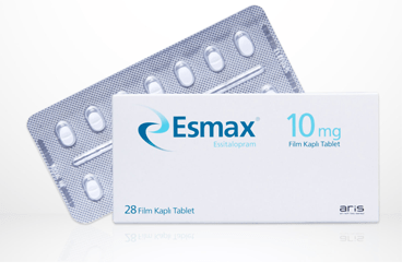 ESMAX 10 mg 28 film tablet kutu görseli