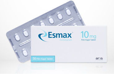 ESMAX 10 mg 56 film tablet kutu görseli