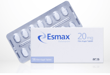 ESMAX 20 mg 56 film tablet kutu görseli