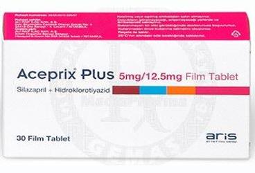 ACEPRIX PLUS 5 mg/12.5 mg 30 film tablet kutu görseli