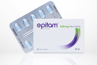EPITAM 250 mg 50 film tablet kutu görseli