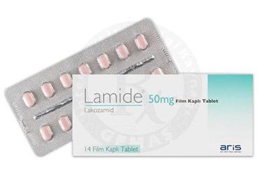 LAMIDE 50 mg 14 film kaplı tablet kutu görseli