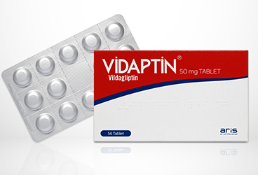 VIDAPTIN MET 50 mg/850 mg film kaplı tablet (60 adet) kutu görseli