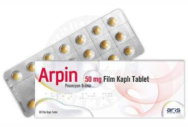 PINASPAZ 50 mg film kaplı tablet (80 tablet) kutu görseli