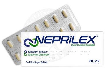 NEPRILEX 59 mg/51 mg film kaplı tablet kutu görseli