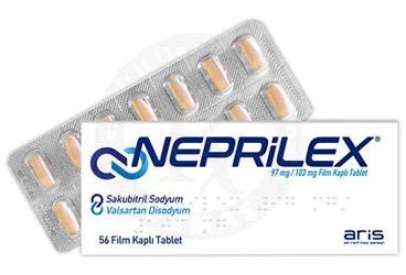 NEPRILEX 97 mg/103 mg film kaplı tablet kutu görseli