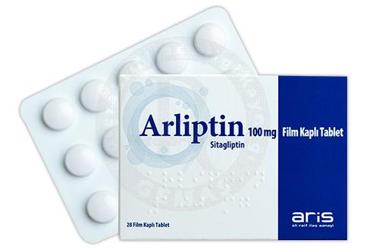 ARLIPTIN 100 mg film kaplı tablet (28 tablet) kutu görseli