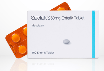 SALOFALK 250 mg 100 enterik tablet kutu görseli