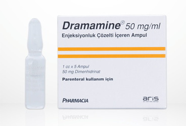 DRAMAMINE 50 mg 5 ampül kutu görseli
