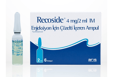 RECOSIDE 4 mg/2 ml IM enj. için çözelti içeren 6 ampül kutu görseli