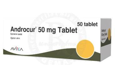 ANDROCUR 50 mg 50 tablet {Schering} kutu görseli