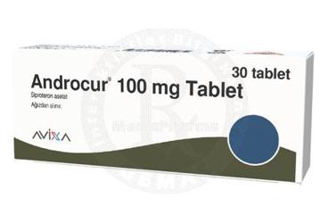 ANDROCUR-100 30 tablet {Schering} kutu görseli