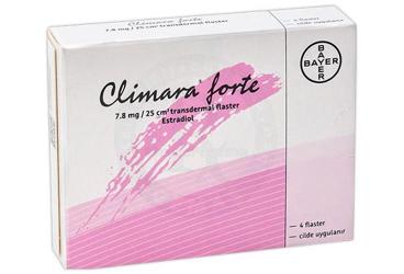 CLIMARA FORTE 25 CM2 7.8 mg 4 flaster {Schering} kutu görseli
