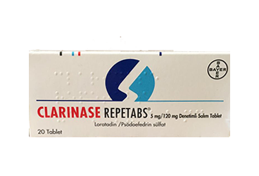CLARINASE REPETABS 20 tablet { Bayer } kutu görseli