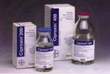 CIPROXIN 400 mg 1 flakon kutu görseli
