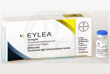 EYLEA 40 mg/ml intravitreal enjeksiyon için çöz. içeren 1 flakon kutu görseli