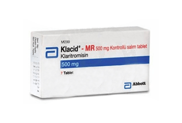 KLACID MR 500 mg 14 kont. sal. tablet kutu görseli