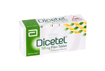 DICETEL 50 mg 80 film tablet kutu görseli