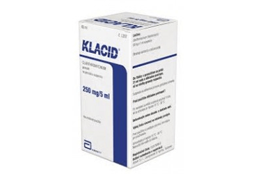 KLACID 250mg/5 ml oral süspansiyon için granül 50 ml kutu görseli