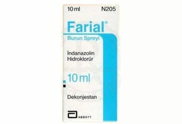 FARIAL 10 ml burun spreyi kutu görseli