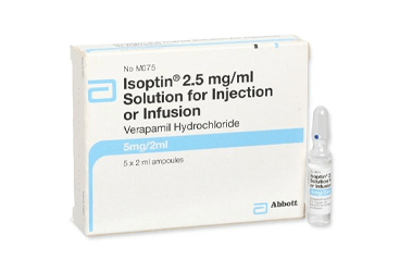 ISOPTIN 5 mg/2 ml IV infüzyon için çözelti içeren 5 ampül kutu görseli