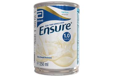 ENSURE 250 ml vanilya aromalı FSMP kutu görseli