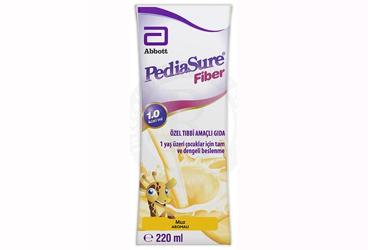 PEDIASURE FIBER muz aromalı 220 ml şişe kutu görseli