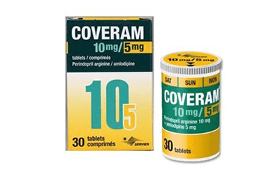 COVERAM 10 mg + 5 mg 30 film tablet kutu görseli