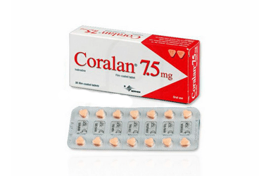 CORALAN 7.5 mg 56 film tablet kutu görseli