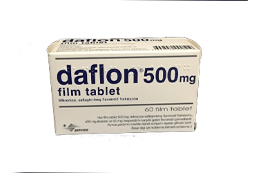 DAFLON 500 mg 60 film tablet kutu görseli