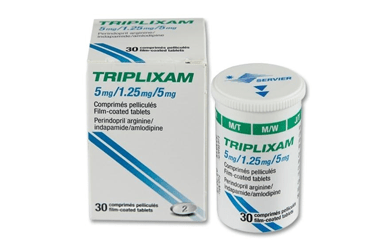 TRIPLIXAM 5/1.25/5 mg 30 film kaplı tablet kutu görseli