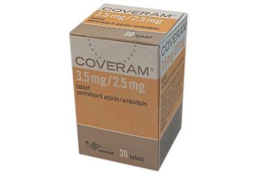 COVERAM 3.5 mg/2.5 mg tablet (30 tablet) kutu görseli