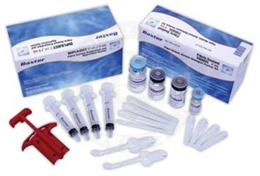 TISSEEL LYO 2 ml trombin çöz. ve 2 ml fibrinojen çöz. içeren iki bileşenli fibrin yapıştırıcı kutu görseli