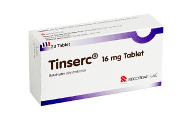 TINSERC 16 mg 30 tablet kutu görseli