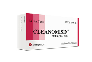 CLEANOMISIN 500 mg 14 film tablet {8699559090499} kutu görseli