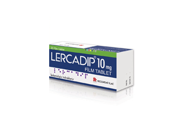 LERCADIP 10 mg 30 film tablet {8699559090543} kutu görseli