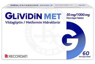 GALENZA MET 50 mg/1000 mg film kaplı tablet (60 tablet) kutu görseli