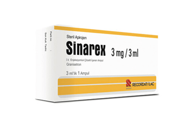 SINAREX 3 mg/3 ml enj. çöz. içeren 1 ampül kutu görseli