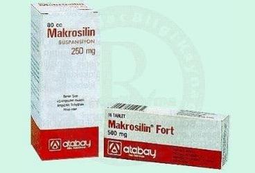 MAKROSILIN 250 mg 80 ml süspansiyon kutu görseli