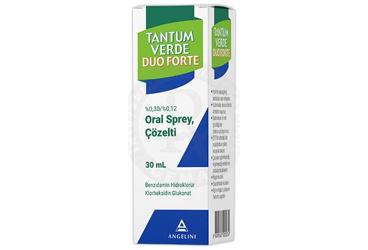 TANTUM VERDE DUO FORTE %0.30 / %0.12 oral sprey.çözelti (30 ml) kutu görseli