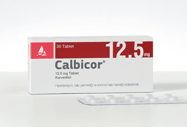 CALBICOR 12.5 mg 30 tablet kutu görseli