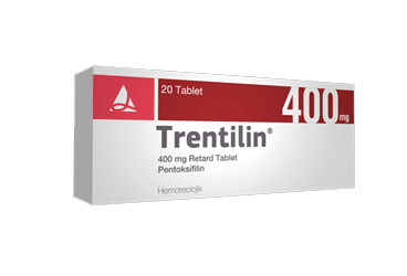 TRENTILIN retard 400 mg 20 film tablet kutu görseli