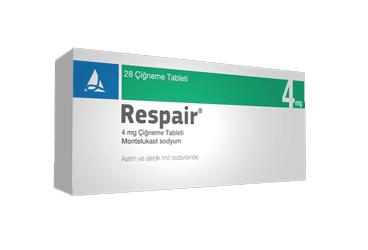 RESPAIR 4 mg 84 çiğneme tablet kutu görseli