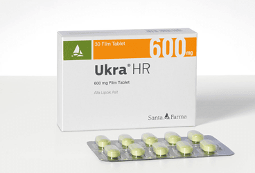 UKRA HR 600 mg 30 film tablet kutu görseli