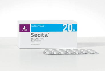 SECITA 20 mg 84 film tablet kutu görseli