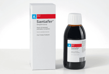 SANTAFER 50mg/5ml şurup kutu görseli