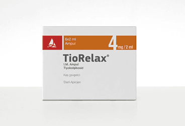 TIORELAX 4mg/2MG 6 ampül kutu görseli