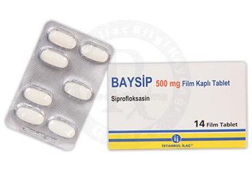 BAYSIP 500 mg film kaplı tablet (14 tablet) kutu görseli