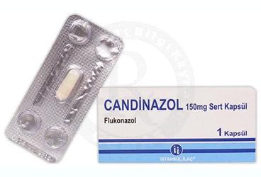 CANDINAZOL 150 mg sert kapsül (1 kapsül) kutu görseli